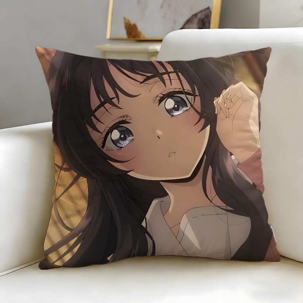 Популярный аниме-персонаж Каоруко Вагури Наволочка Мягкая и Легко стирающаяся – Универсальная для Дивана, Кровати, Путешествий и Офиса