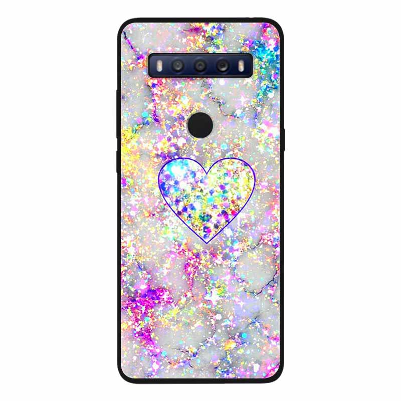 Для чехла TCL 10 SE Мягкий Силиконовый Крутой Модный Чехол Для TCL 10SE T766U T766H Задняя Крышка TCL10SE TPU Защитный Чехол Для Телефона Fundas