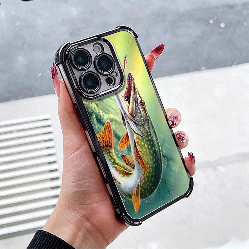 Рыболовная удочка для карпа Позолоченный чехол для телефона Для Xiaomi Poco X5 X6 X7 X8 Pro Max F8 Ultra F7 M8 M7 M5S Redmi 15C 15 14C 13C 13 X3 12
