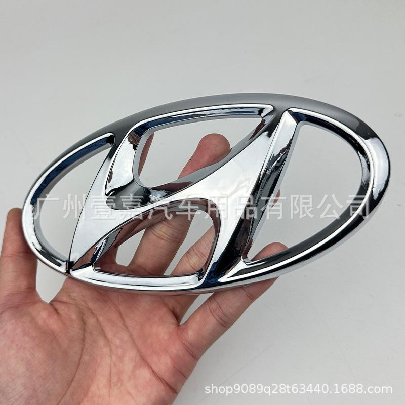Replace style Car Emblem Badge For Hyundai Elantra Verna MD Turbo Palisade Bayon Tucson Inster i30 i20 ix35 Santafe Accen DD4