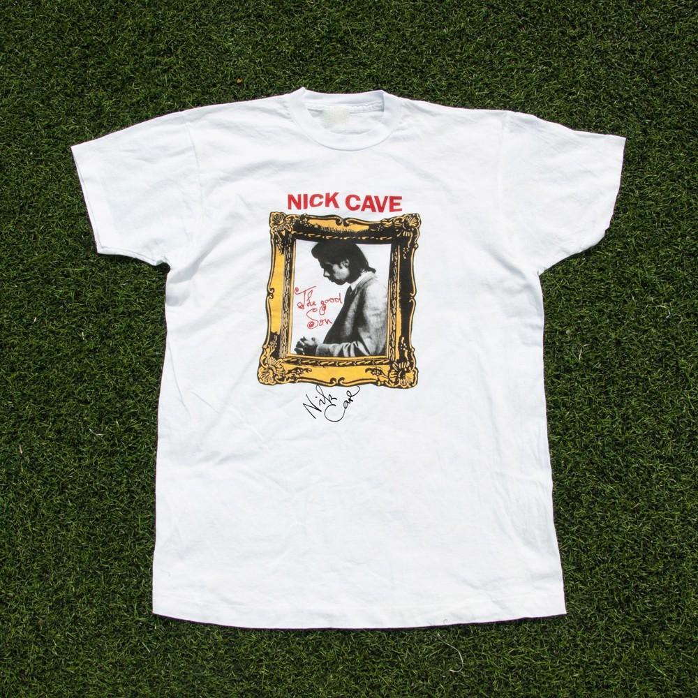 Винтажная хлопковая белая футболка Nick Cave The Good Son S-234XL Унисекс S-234XL Футболка Унисекс