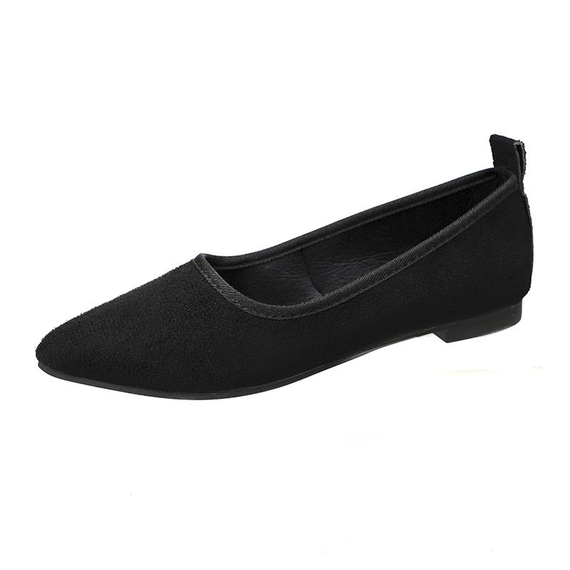 Модная женская обувь 2024 года, модная женская обувь на плоской подошве весна-осень, модная удобная женская обувь с заостренным носком и мелким носом