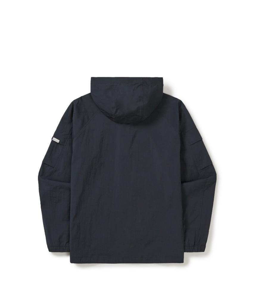 Ветровка Snowpeak Apparel Root с карманом на рукаве (S26Mmrwb62) Темно-синий