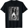 Black and White Border Collie T Featuring a Border Collie T-Shirt