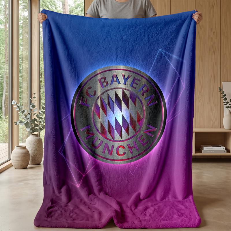 Bayern Munich Soft Flannel Fleece Blanket Lightweight Cozy Warm Throw Blanket For Sofa Bed Home Decor