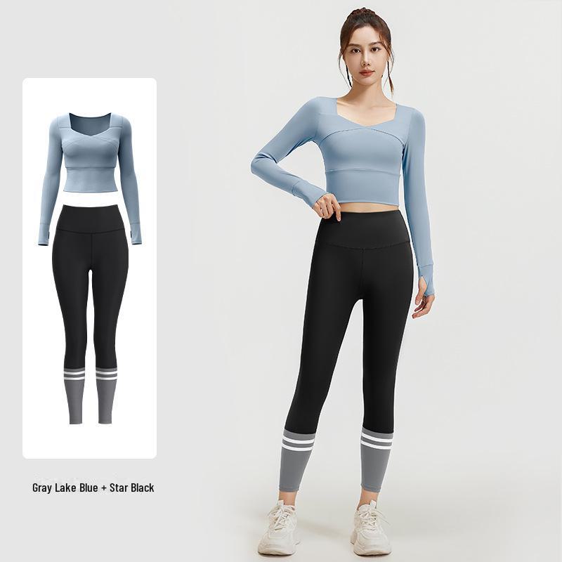 Juyitang Women's Stylish Yoga and Pilates Slim Fit Sports Suit