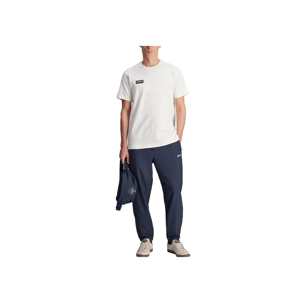 adidas Оригинальная футболка с коротким рукавом Originals SS25 Brockhall SPZL с логотипом и буквами, мужские топы, розовая, белая, JN5440