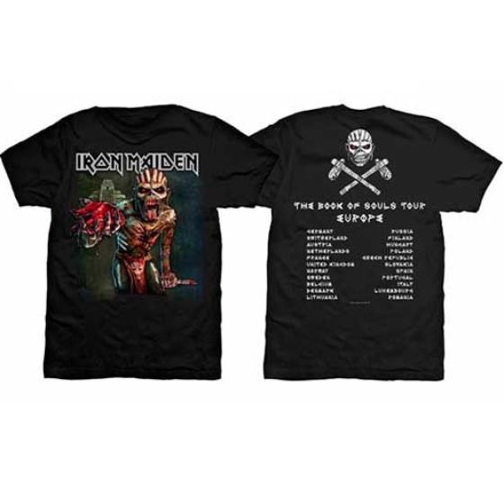 Легендарная метал-группа Унисекс Премиум Футболка Популярный Альбом Версия Европейского Тура 1