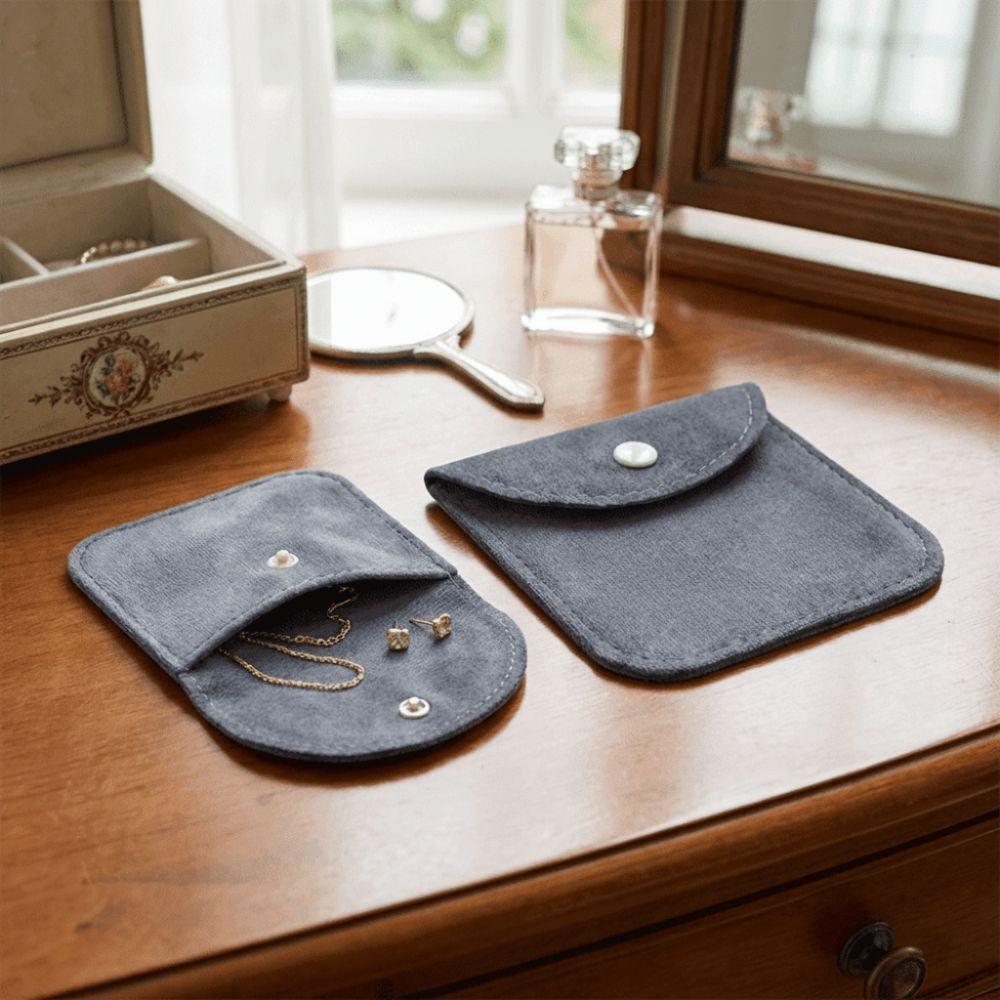 Soft Packaging Gift Bag Portable Storage Jewelry Organizer New Velvet Jewelry Pouch Travel Use