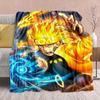 Naruto Anime Flannel Blanket - Soft Warm Perfect for Sofa, Bedding Camping Travel Office Home Decor -QJY
