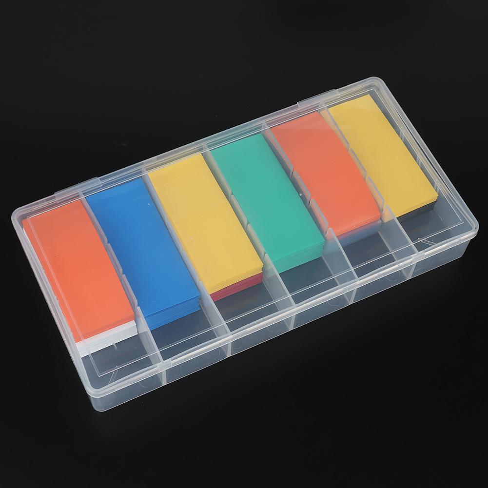 280 шт. ПВХ термоусадочная трубка для аккумулятора 18650 с коробкой для хранения