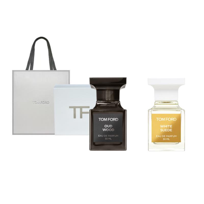 Tom Ford White Suede Eau de Parfum With Oud Wood Eau de Parfum Perfume Set, Limited Edition