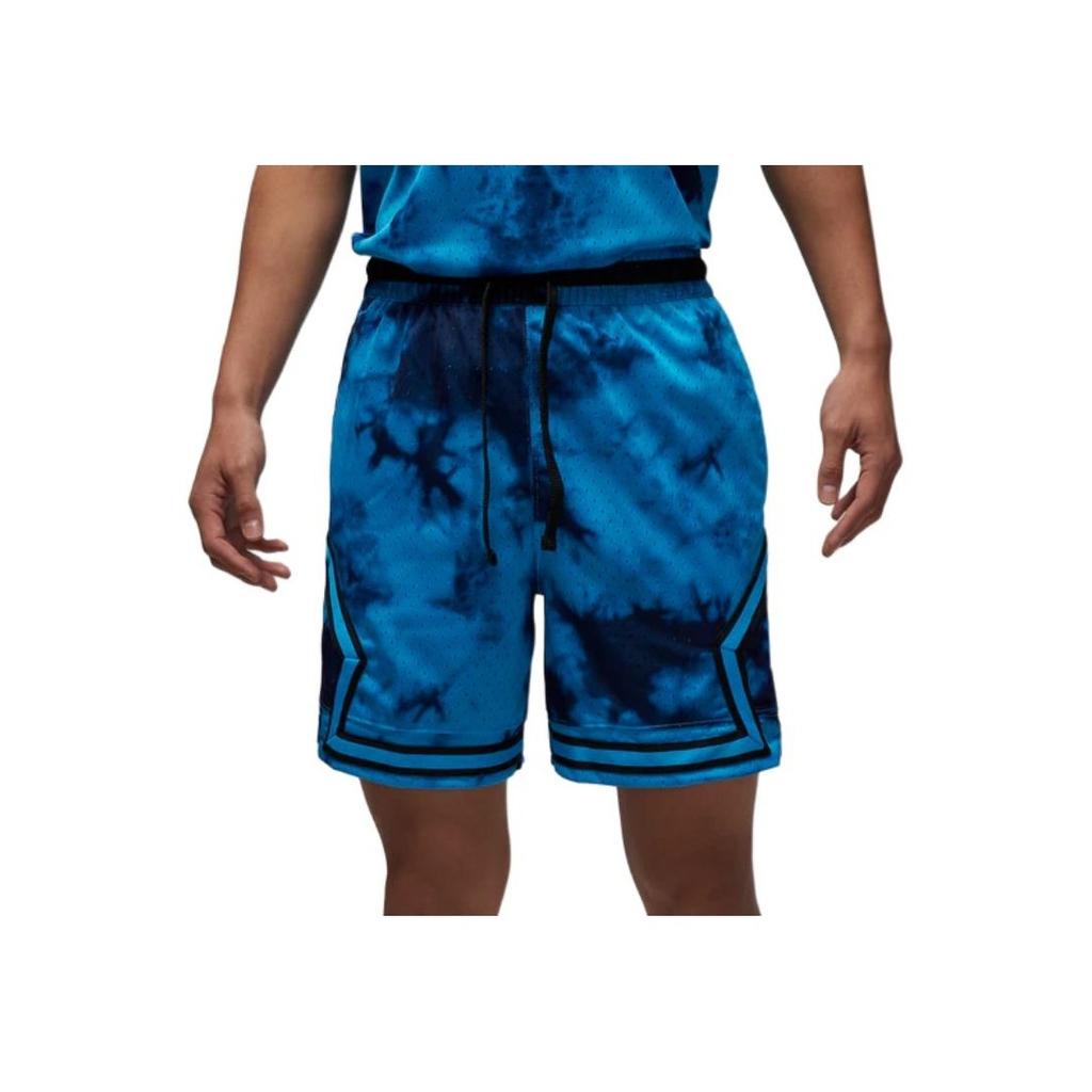 Jordan Мужские шорты из сетки с вышивкой Dri-FIT и эластичной резинкой на талии, синие DZ0563-446