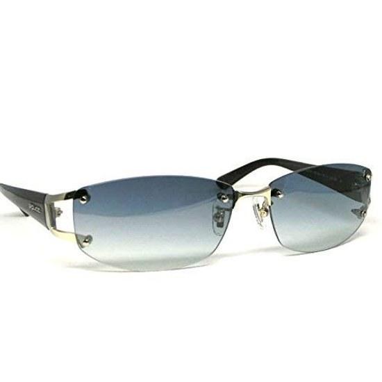 Domestic genuine product Police sunglasses men SPLC60J 579L 59 case UV cut rimless two-point Japan model 2021 oval titanium combination frame shiny