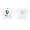 Cross-border new graffiti letter printing European and American street trendy brands loose and versatile casual men's and women's short-sleeved round