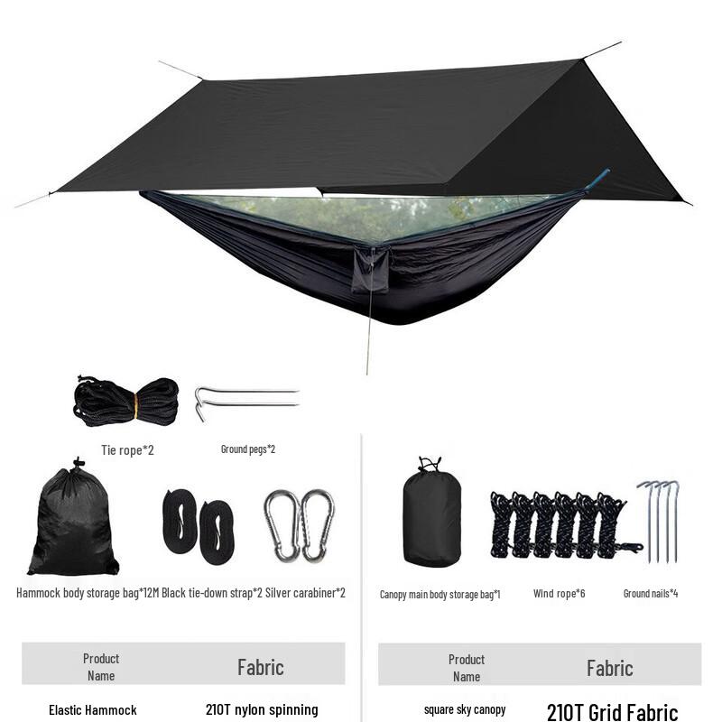 JOJOBA Outdoor Camping Hammock with Mosquito Net