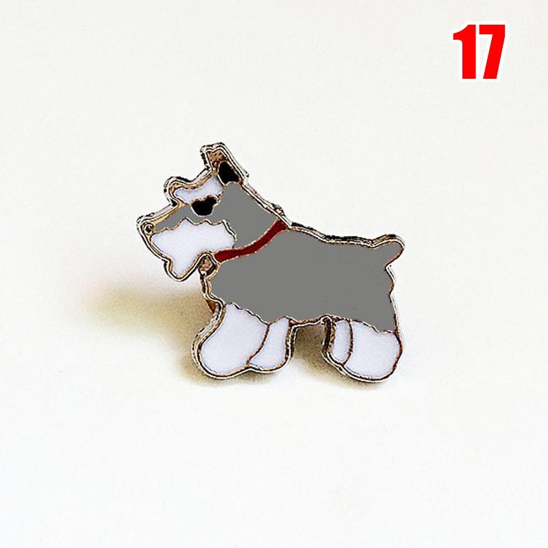 1PC Cartoon Pendant Dog Jewelry Dogs Brooches Pins Dachshunds Corgi Badge Decorated Cute Brooches