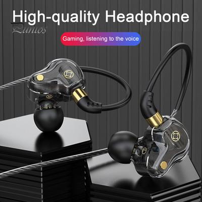 Проводные наушники, четырехъядерный процессор, 8 мм, динамический драйвер, тип C/разъем 3,5 мм, наушники с микрофоном, тяжелый сабвуфер, гарнитура с ушным крючком для музыкальных звонков