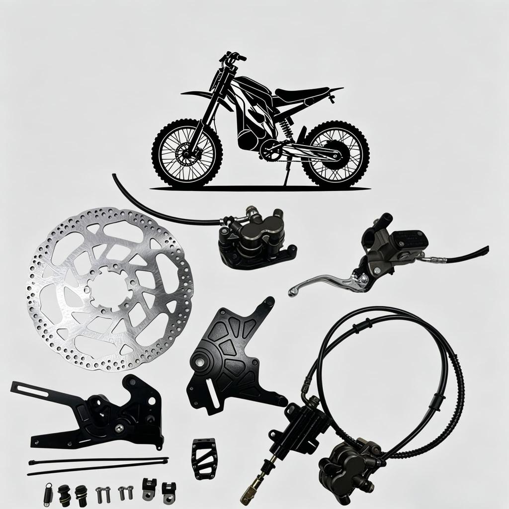 Professional Rear Brake System Modified Accessories Fit for Surron Ultra Bee Light Bee X Electric Off Road Motorcycle