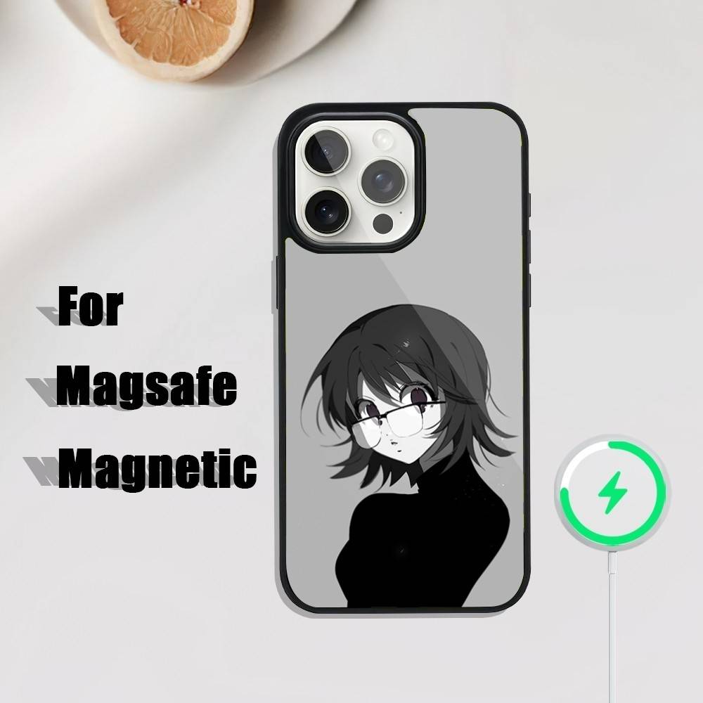 Чехол для телефона с изображением S-Shizuku M-Murasaki из аниме для iPhone 17,16,15,14,13,12,11,Pro,Max,Plus,Mini,SE4,E, Магнитный Magsafe Беспроводная зарядка