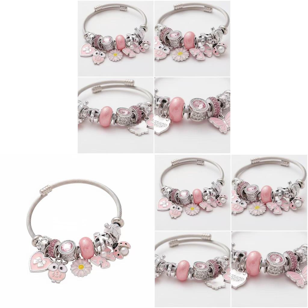 Diy Owl Butterfly Pendant Jewelry With Stainless Steel For Summer Fashion Accessories