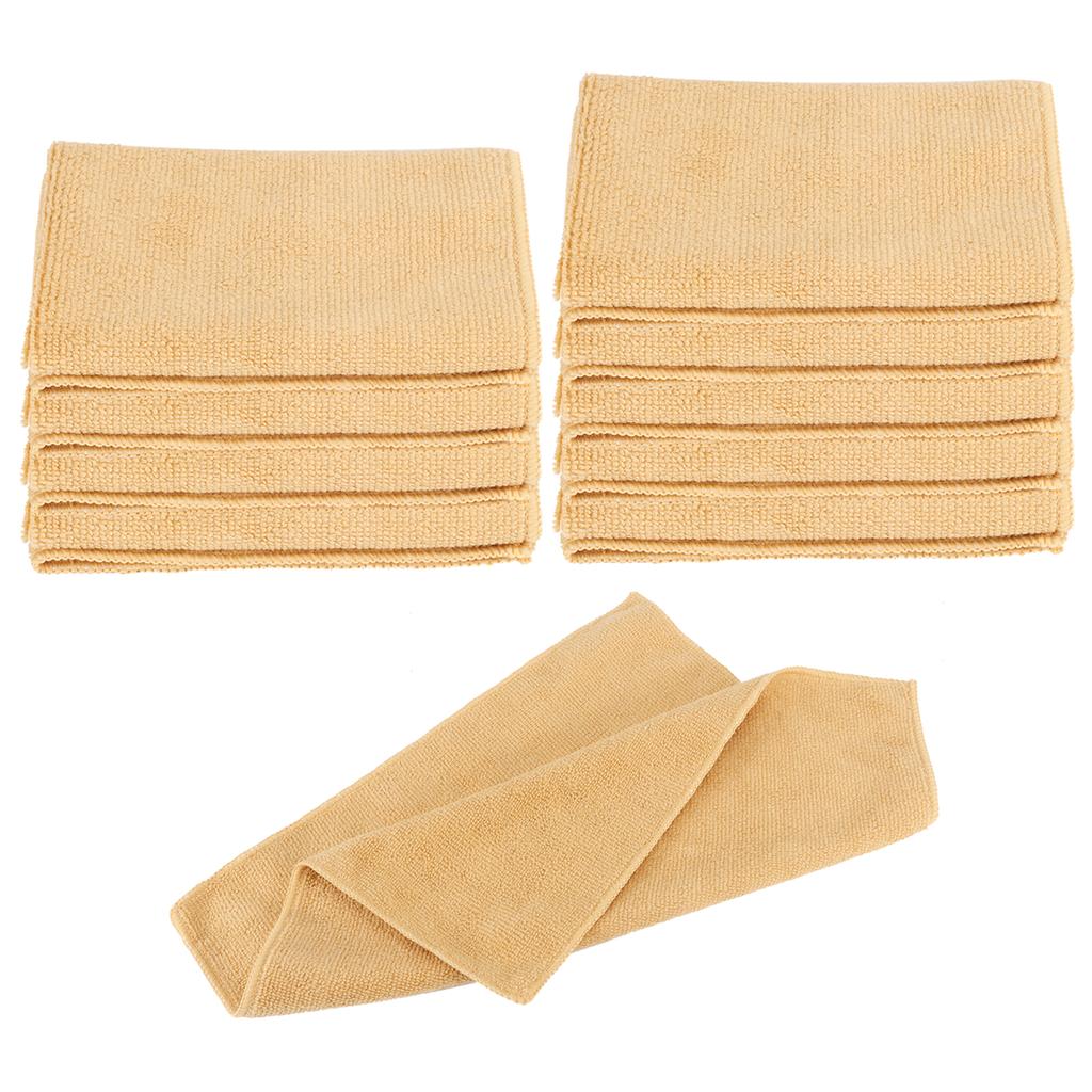 10 шт 30 x 30 см Полотенце из микрофибры Сильно впитывающее воду Быстросохнущее Мягкое полотенце (хаки)