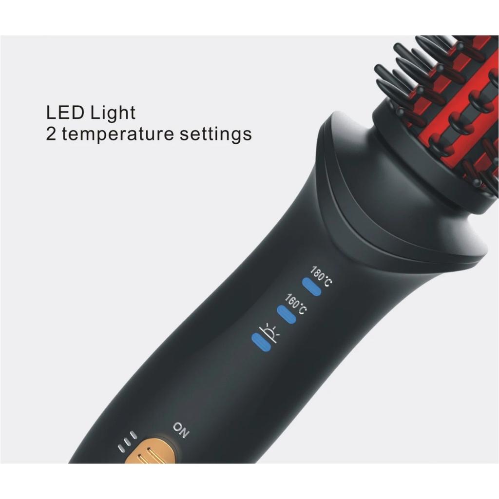 Mini Curling Iron Ceramic Tourmaline Ionic Hair Curler Electric Hot Brush Anti-Scald Curling Wand Portable Travel Hair Brush