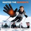 USB Heated Gloves, 2026 Touch Screen Winter Gloves, Heated Gloves Women Men, Electric Heated Ski Gloves, Cycling Gloves, Waterproof for Cycling, Runni