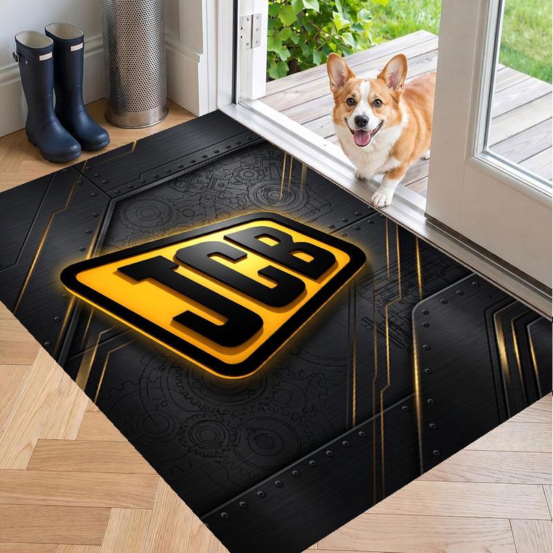 Soft Floor Carpet JCB Pattern Area Rug Decorative Mat For Home Room Decoration