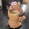§Pastoral Style Highland Cow Resin Flower Pot Multifunctional Creative Ornament Valentine's Day Gift Home Desktop Decor