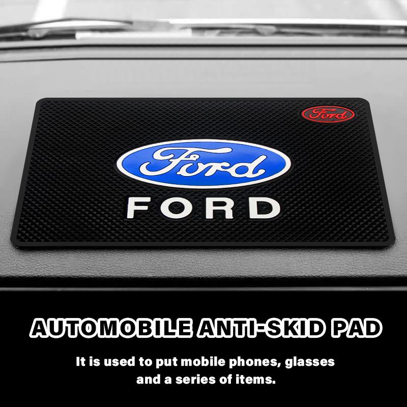 IARW2 Non-Slip Silicone Dashboard Phone Holder For Ford Explorer Bronco F150 Escape Anti-Shock Mat Maverick Car Interior Accessories