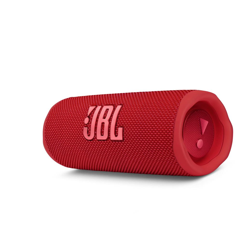 JBL FLIP6 Bluetooth Speaker, 2-Way Speaker Configuration, USB C Charging, IP67 Dustproof and Waterproof, Passive Radiator, Portable, Red (JBLFLIP6RED)