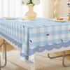 Cream Style Tablecloth Waterproof and Oil-proof Wash-free Light Luxury High-end Pvc Tablecloth Rectangular Table Mat Tablecloth