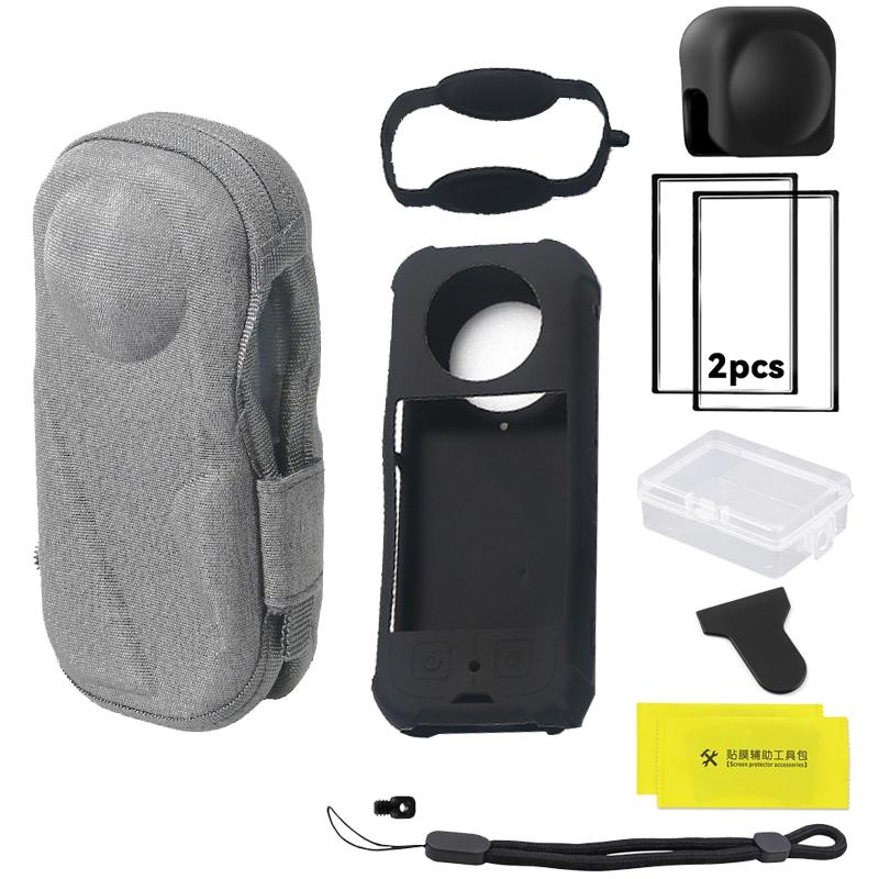 Мини-кейс для хранения Insta360 ONE X4 Sport Camera Protector Портативный чехол для хранения PU сумка для Insta 360 X4 Аксессуары