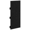 Magazine Rack with Shelf Black Oak Effect 43 x 11 x 102 cm