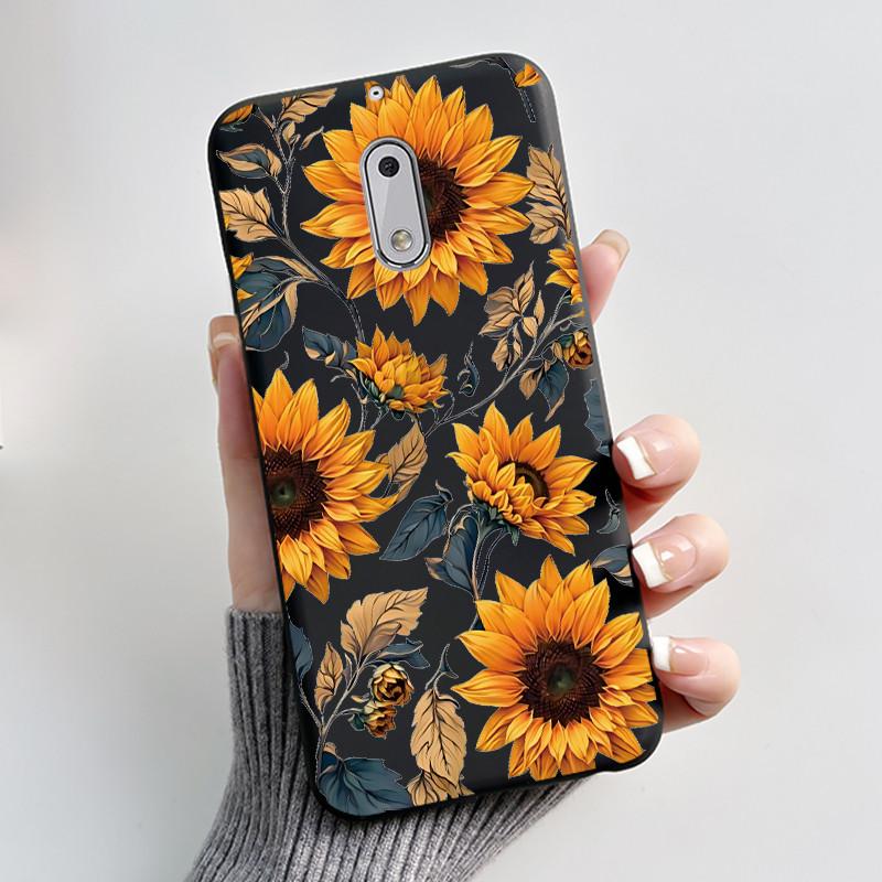 Для Nokia 6 Новый Модный Простой Черный Чехол Для Телефона Для Nokia 6.1 Plus/Nokia X6 Мягкий Противоударный Бампер Милый Кролик Светильник Чехол