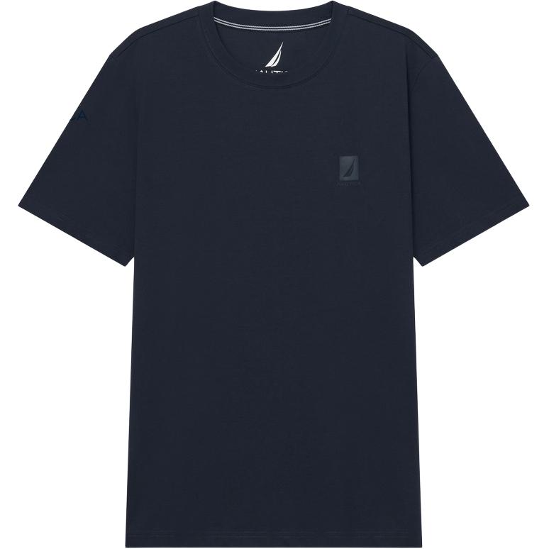 NAUTICA T-Shirts Men's Crew Neck Moderate Straight Fit TE4101/TE4253