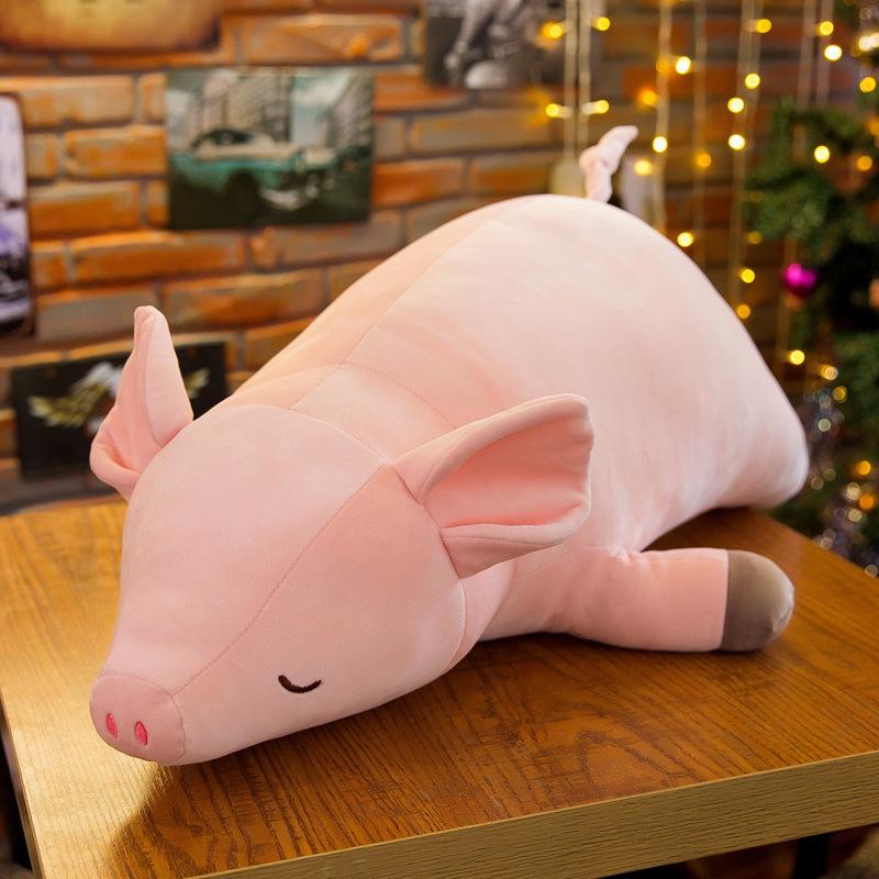 40cm/50cm/60cmPlush Toys Kawaii Animal Pink Pig Down Cotton Peluche Toy Kids Girls Large Pillow Toys