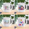 A for Adley Mug Ice Cream Unicorn Rainbow Mug Office Breakfast Coffee Milky Cup 11oz Office Water Tea Cup Birthday Gift