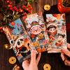 6pcs Traditional New Year Red Envelopes Cartoon Lucky Money Packets Spring Festival Supplies