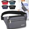 Unisex Waterproof Multi-pocket Waist Bag - Durable Mobile Phone Fanny Pack
