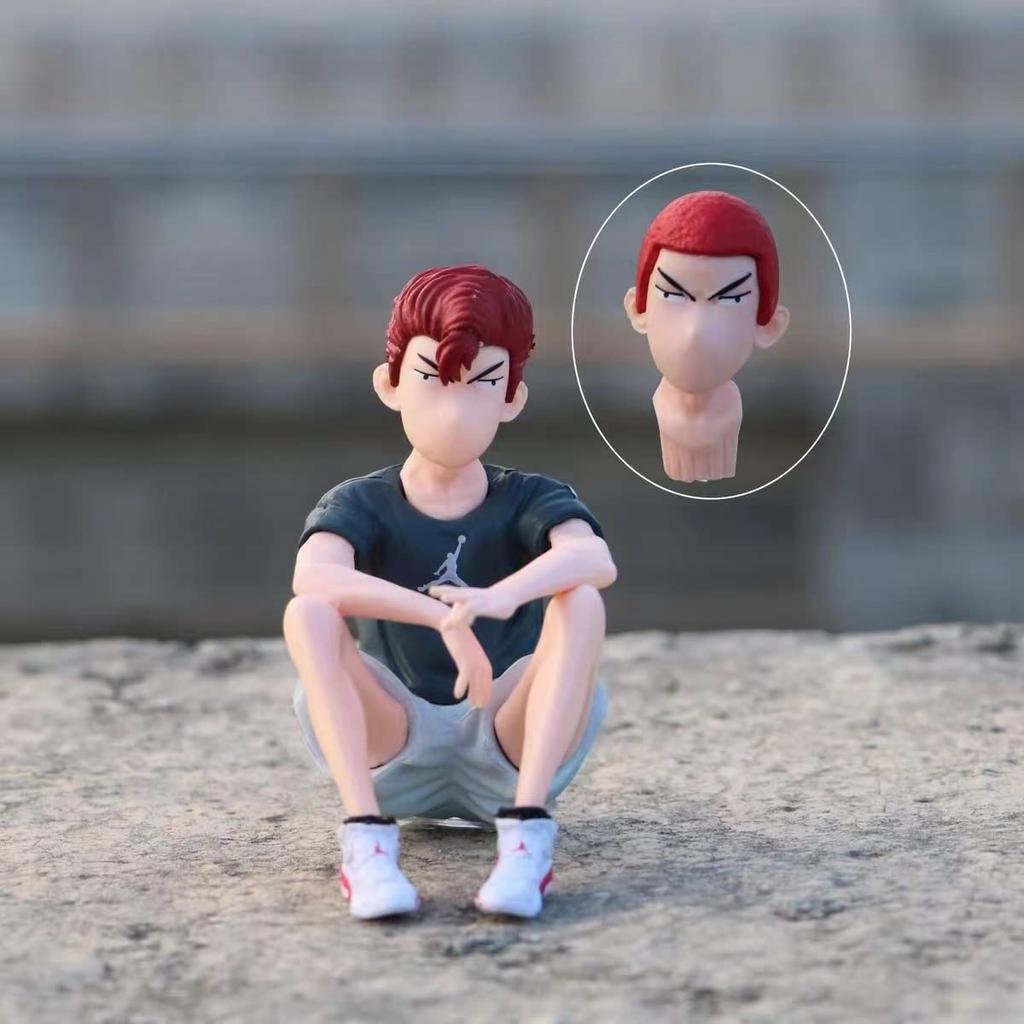 Фигурка Slam Dunk Hanamichi Sakuragi Ryota Miyagi Hisashi Mitsui Kaede Rukawa Модель игрушки Аниме Фигурка Набор из 5 типов примерно. 7-8cm