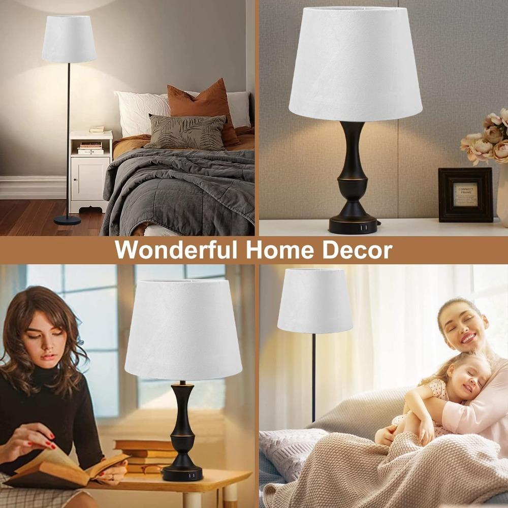 6.3 inch Height Lampshade Fabric Chandelier Lamp Shades Modern Lamp Cover Wall Lamp