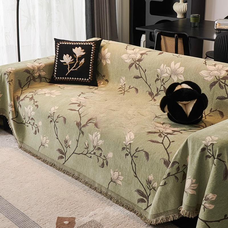 Chenille Sofa Towel Four Seasons Universal High Sense Sofa Cover Antique Style Sofa Cover Anti-Scratching Sofa Cover Cloth
