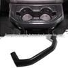 Real Carbon Fiber Rear Cup Holder Trim for Dodge RAM TRX Interior Modification.
