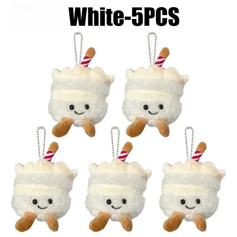Cute Realistic Bread Plush Keychain Soft Stuffed Pastry Charm Delicious-Looking Bakery Keyring Fun Gift for Couples Kids