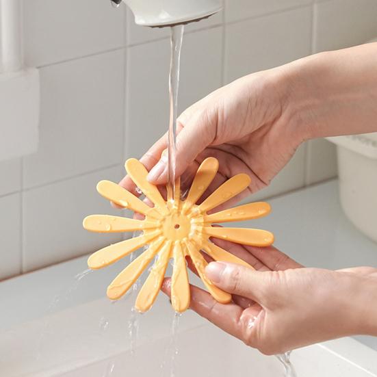 1 Набор Подставка под цветы Термостойкая Подставка с цветочной тематикой Защита от ожогов Кухонная столешница Подставка под кастрюлю сковороду Чашка для кофе чая Украшение обеденного стола