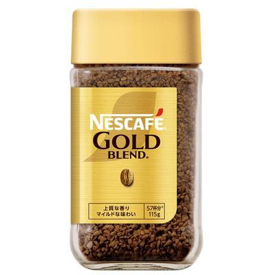 Nescafe Gold Blend 115г 57 порцийбутылкарастворимыйчерный кофе