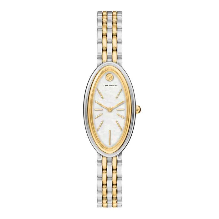 TBW6045 (The Oval) Oval Mother-of-Pearl Women's Metal Watch
