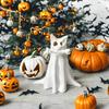 1Pc Resin Ghost Puppy Halloween Decoration Ornaments, Perfect Gift for Halloween Home Decoration and Dog Lovers, Autumn Home, Office, Halloween 